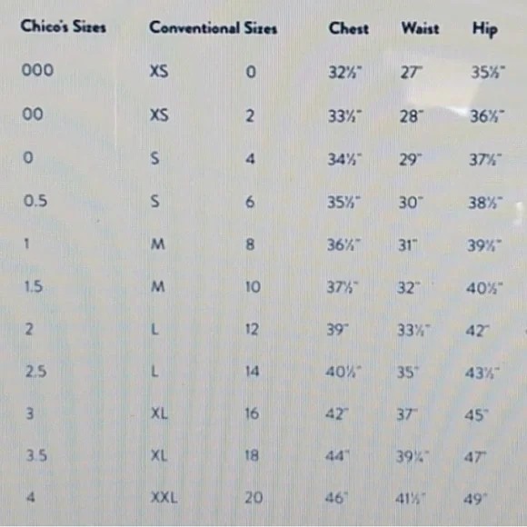 Chico's Platinum Denim Grey Jeans w/ Black Floral pattern (See chart in pics) - Picture 9 of 9